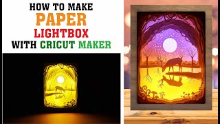 My first foray into paper cut light boxes and my first craft of the New  Year. I bought the templates on . : r/cricut