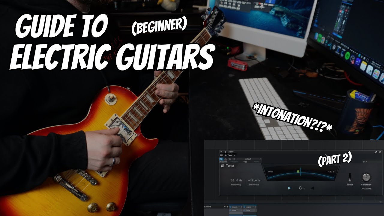 How to Adjust the INTONATION on YOUR Guitar | Beginner Tutorial