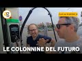COLONNINE DEL FUTURO con FOTOVOLTAICO, BATTERIE