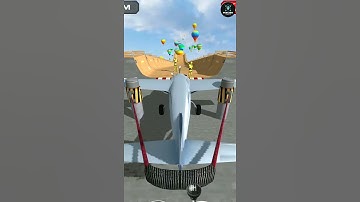 Jump into plane Android game Attempt  23 stage  5 #shorts #shortsgame #androidgames #rampjump