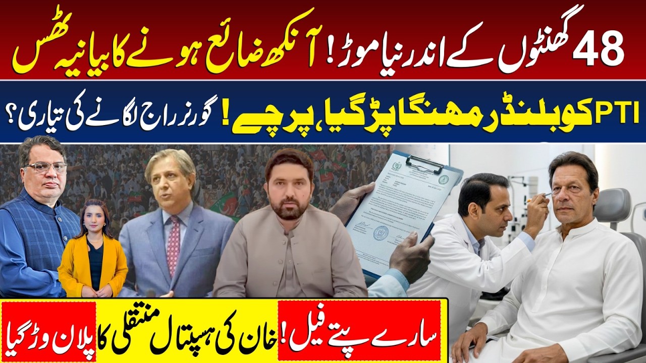 Imran Khan Health Update: Eye Condition Revealed | PTI Protest & Supreme Court | PTI KP Dharna