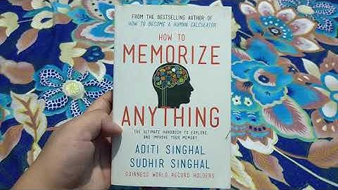 HOW TO MEMORIZE EVERYTHING Price Review by Aditi Singhal and Sudhir Singhal