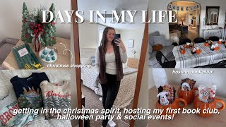Cozy Days In My Life Getting In The Christmas Spirit, Hosting & Book Club Prep