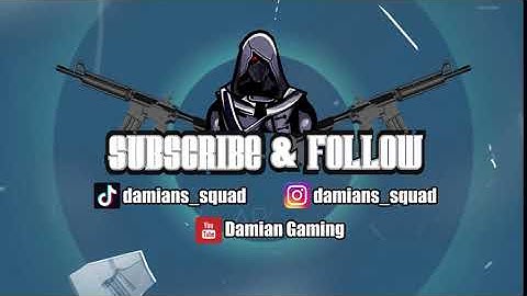Damian Gaming outro||  by Arc Solutions Youtube outro Maker