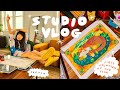 FIRST PAINTING FOR THE YEAR ✷ STUDIO VLOG 51