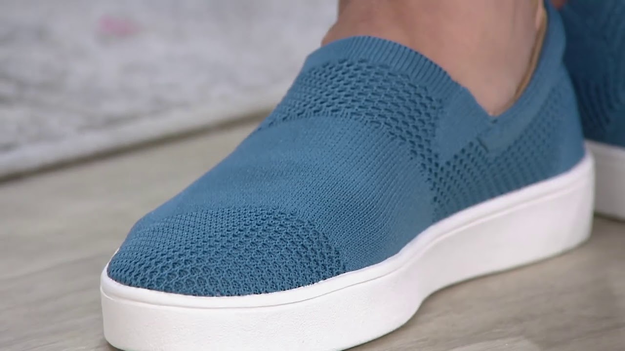 Spenco Orthotic Mesh SlipOns Coastal on QVC YouTube