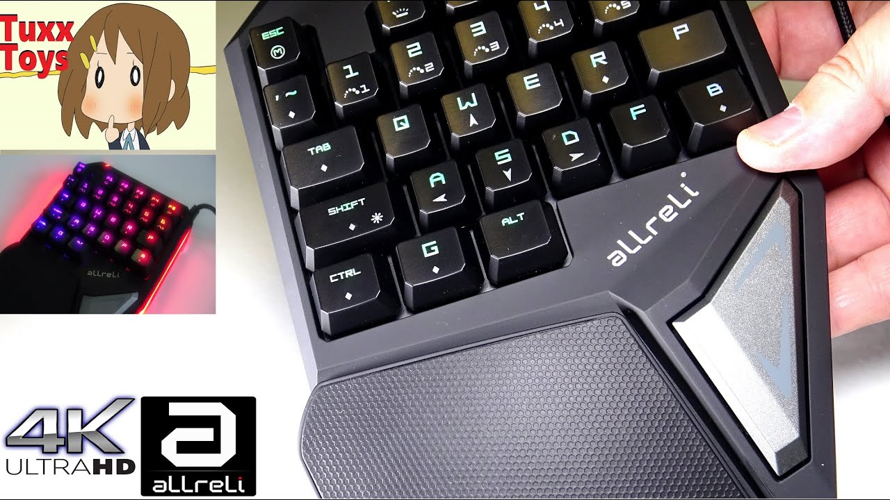 aLLreLi T9 Plus Professional Single-handed Gameboard Keypad  - First impressions - 4K UHD VIDEO