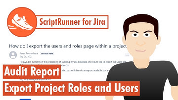 ScriptRunner for Jira - Export project roles and users