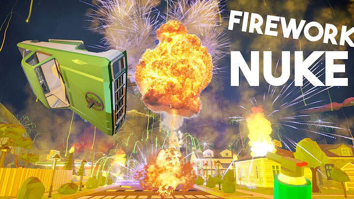 I Made A NUKE Out Of A GIANT Firework! Biggest Explosion Ever! - Fireworks Mania