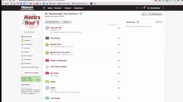 Schoology - Chaning the Default Landing Page