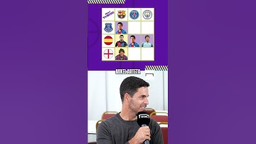Mikel Arteta SMASHES the Football Tic Tac Toe CHALLENGE 🔥 #shorts #soccer @InvinciblesGames