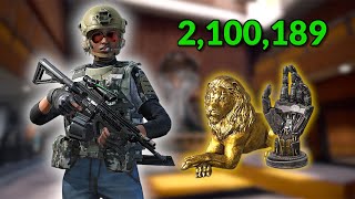 2.1Mil+ Profit In One Raid Using H416 In Tv Station | Arena Breakout Gameplay 