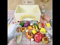 Children's Educational Wooden Kitchen Toy Set, Pretend Grill Cooking Rack, Parent Child Role Playing