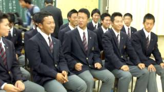 ドラフト広島３位の塹江投手が抱負語る