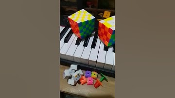 Undo And Redo 4x4 And 5x5 Checkerboard Pattern #rubik #cubing #rubikscube #gamtng #spinclass