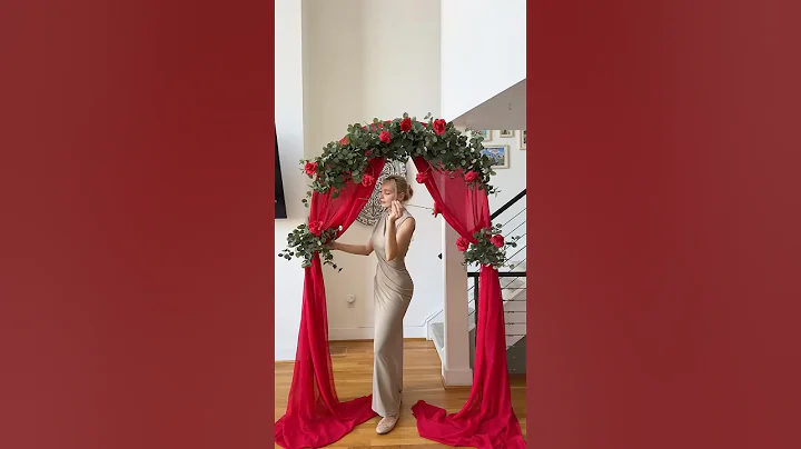 Easy Arch Draping Idea | DIY Wedding & Event Decor thumbnail