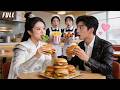 All Women Pretended To Be Shy Before The CEO, Only She Ate 8 Burgers Without Care—He's Smitten!