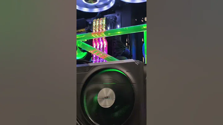 Toxic Custom Loop! 💦☣️ #toxic #custom #gamingpc #pcgaming #pcbuild