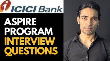 ICICI bank aspire program interview question and answer