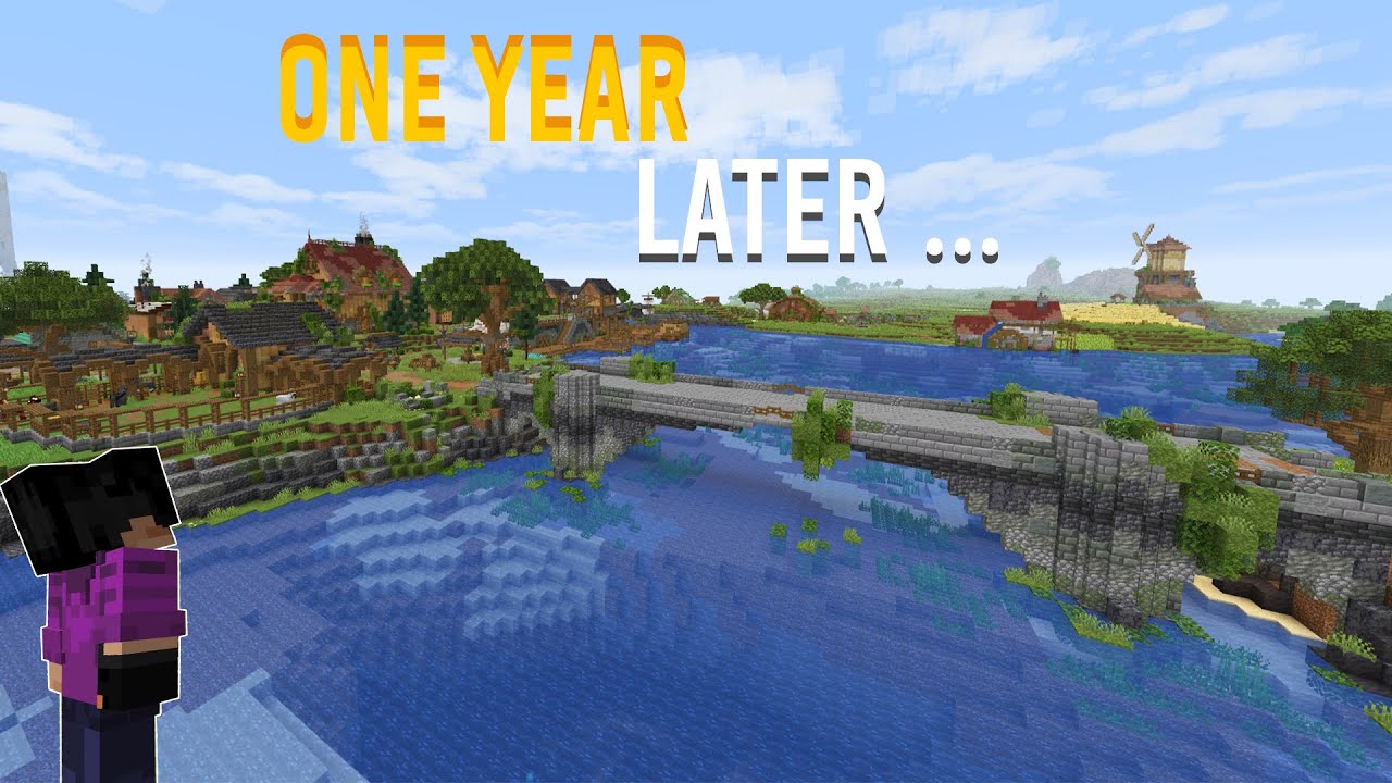 Touring my ONE YEAR Old Minecraft Forever World | World Tour - YouTube