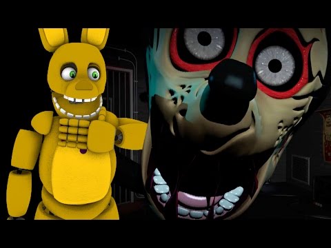 Steam Workshop::The Joy Of Creation[]Bonnie Chica Foxy Springbonnie(mine)  And Freddy[]plus Springtrap