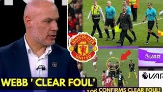 HOWARD WEBB FINALLY ADMITS MASSIVE VAR MISTAKES IN MAN UNITED’S 2-2 DRAW WITH NOTTINGHAM FOREST!