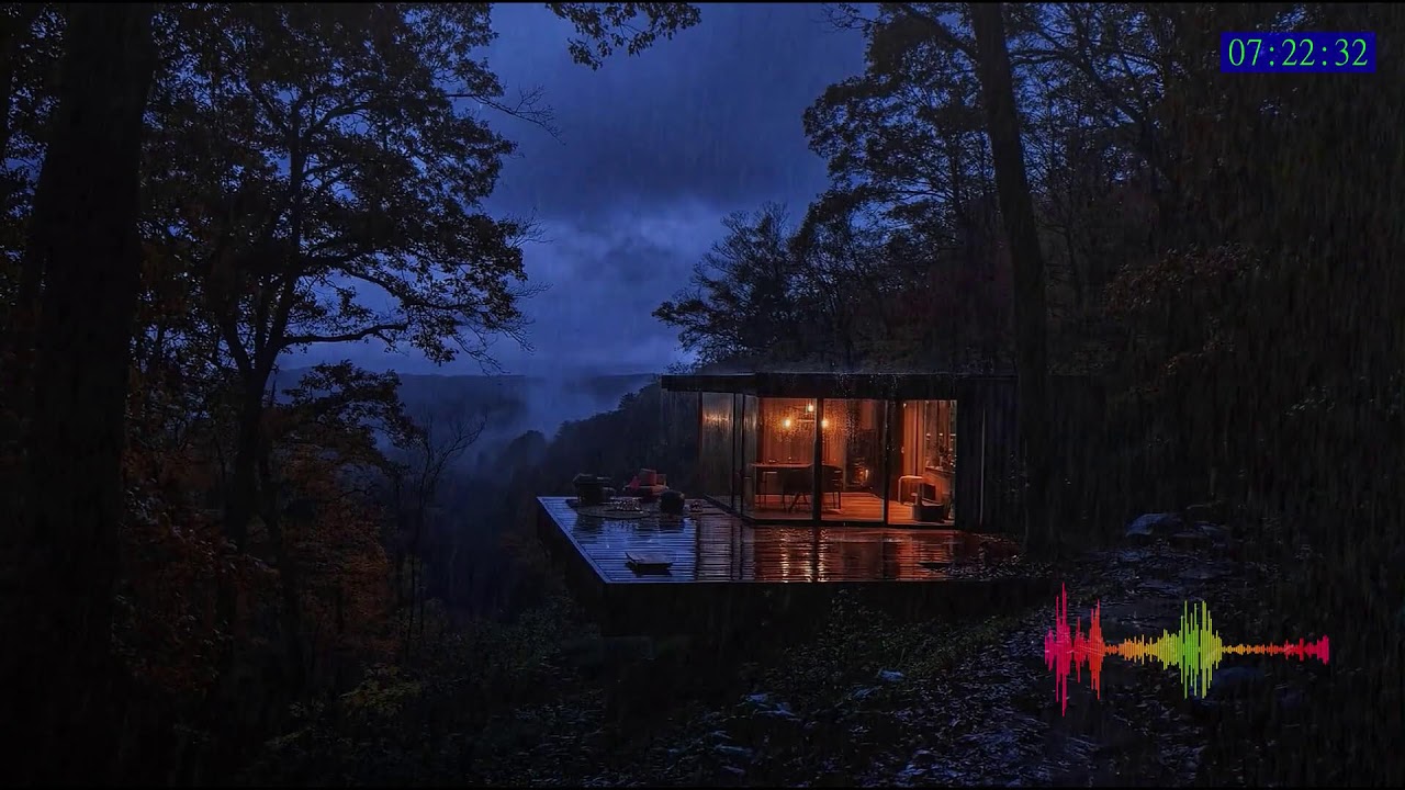 Rain Forest Rain Ambience with Soft Piano for Inner Tranquility