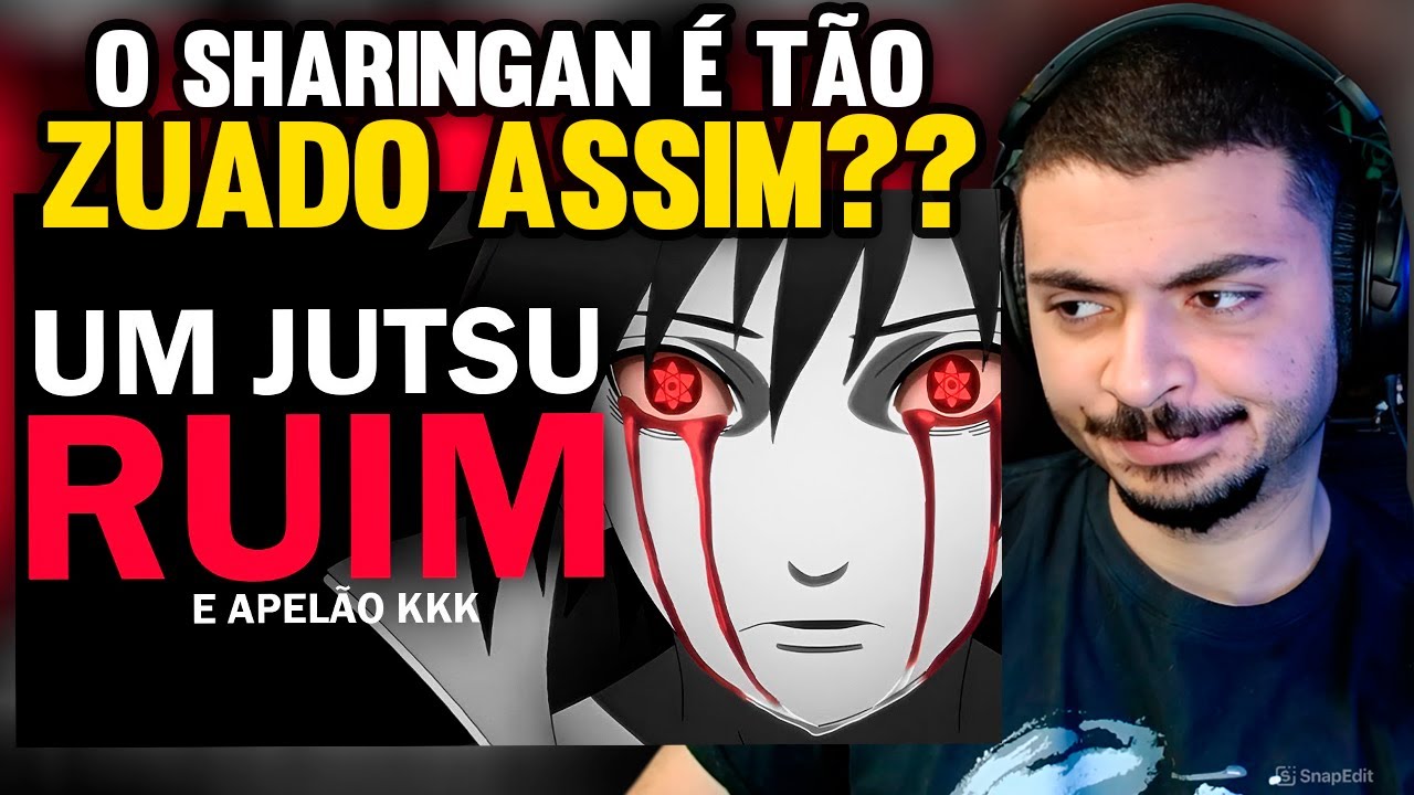 KAMUZ REAGE: O SHARINGAN É O MAIOR FURO DE NARUTO... 🤔