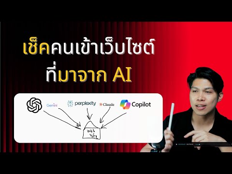 วิธีเช็คคนเข้าเว็บไซต์ที่มาจาก AI Tool (Chatgpt, Gemini, .......