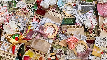 Stash Busting Making Christmas Clusters