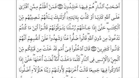 القران الكريم سورة الأعراف ( بصوت احمد العجمي ) Al-A'raf