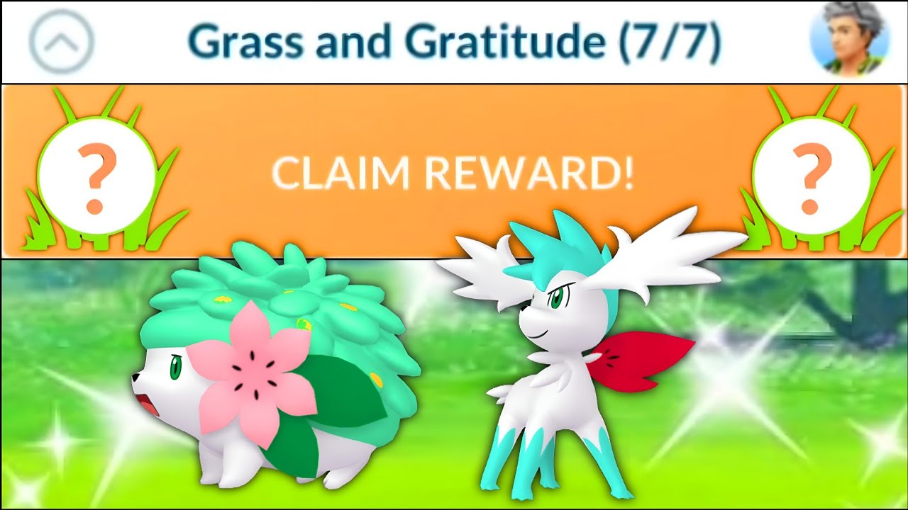 Shaymin grátis no Pokémon GO em abril de 2023