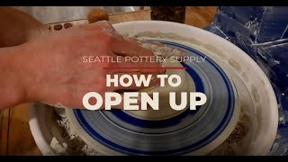 Pottery Beginner Basics: How to Open Up on a Wheel (Throwing Step 4)