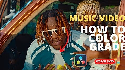 How I color grade Music video in Davinci resolve