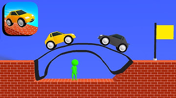 Draw Bridge ​- All Levels Gameplay Android,ios (Levels 75-80)