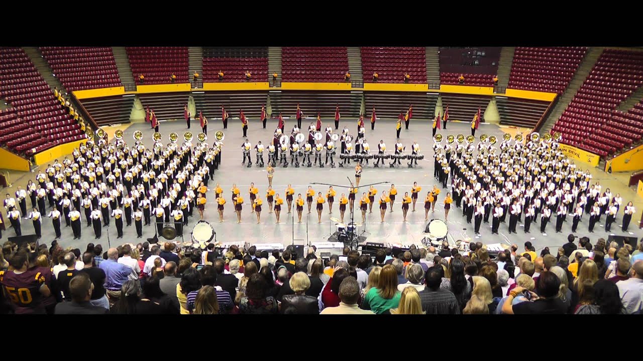 2012 ASU Marching Band Pass In Review 1 (of 6) YouTube