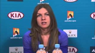 Simona Halep press conference - Australian Open 2015