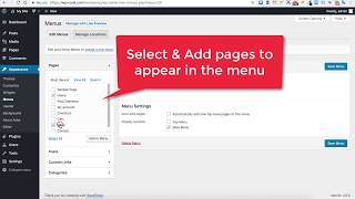 (Old) How to Setup Main Menu in the Ashe Free Wordpress Theme