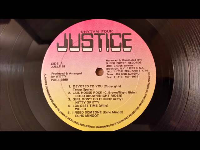 Nitty Gritty - Girl Don't Do It - Justice LP/Various Artists 1990