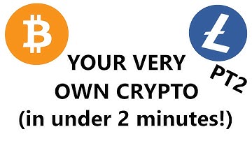 How to create a REAL cryptocurrency like Litecoin and Bitcoin in under 2 minutes - Part Two