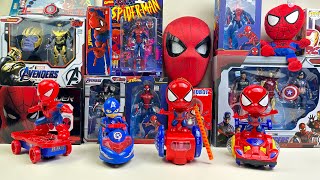 Spider-man Toys Collection Unboxing Review- Cloak, Robots,Mask, gloves,pistol, Shield, Laser sword