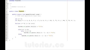 arrays -- java(imprimir diagonales figura X)