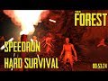 The forest v 109 hard survival speedrun 5324 min no glicht