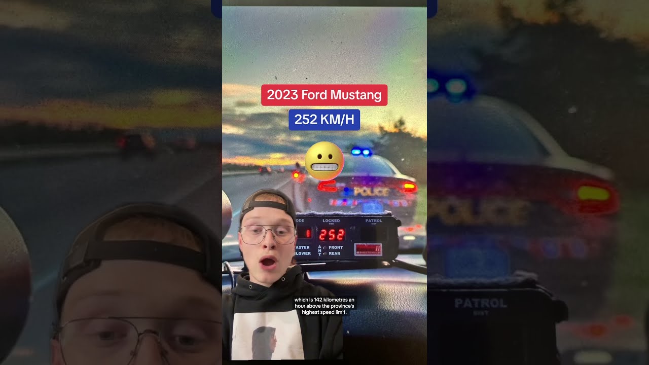 Driver In Ontario Pulled Over For Going 250 Km H A Rental Car Police