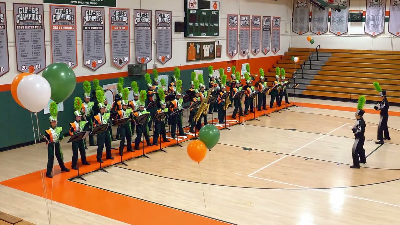 Riverside Polytechnic Band and Color Guard, 8th Grade Night. 2/4/2025