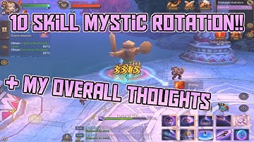 NEW 10 Skills Mystic DPS Rotation Guide + Overall Thoughts! | Crusaders of Light
