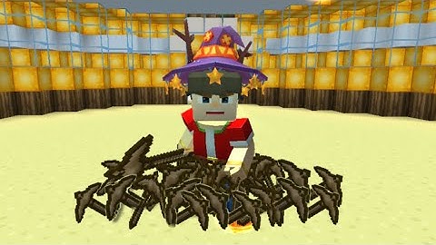 TNT Run But The Prize is WOODEN PICKAXE! In Skyblock - Blockman Go