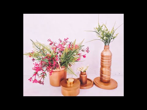  DIY  dekorasi dari barang  bekas  DIY  decoration properties 