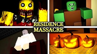 Residence Massacre: HALLOWEEN Update - Full Walkthrough & Ending (Roblox)