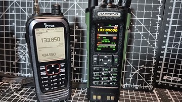 BAOFENG DM32 - ICOM RS30 - AIRBAND & OVERVIEW